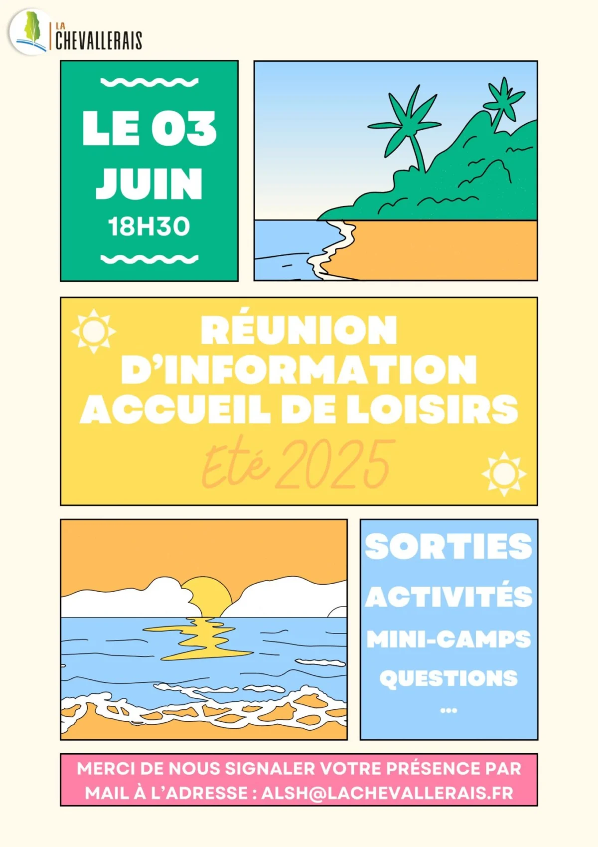Vacances d’été : réunion d’information le 3 juin pour le centre de loisirs