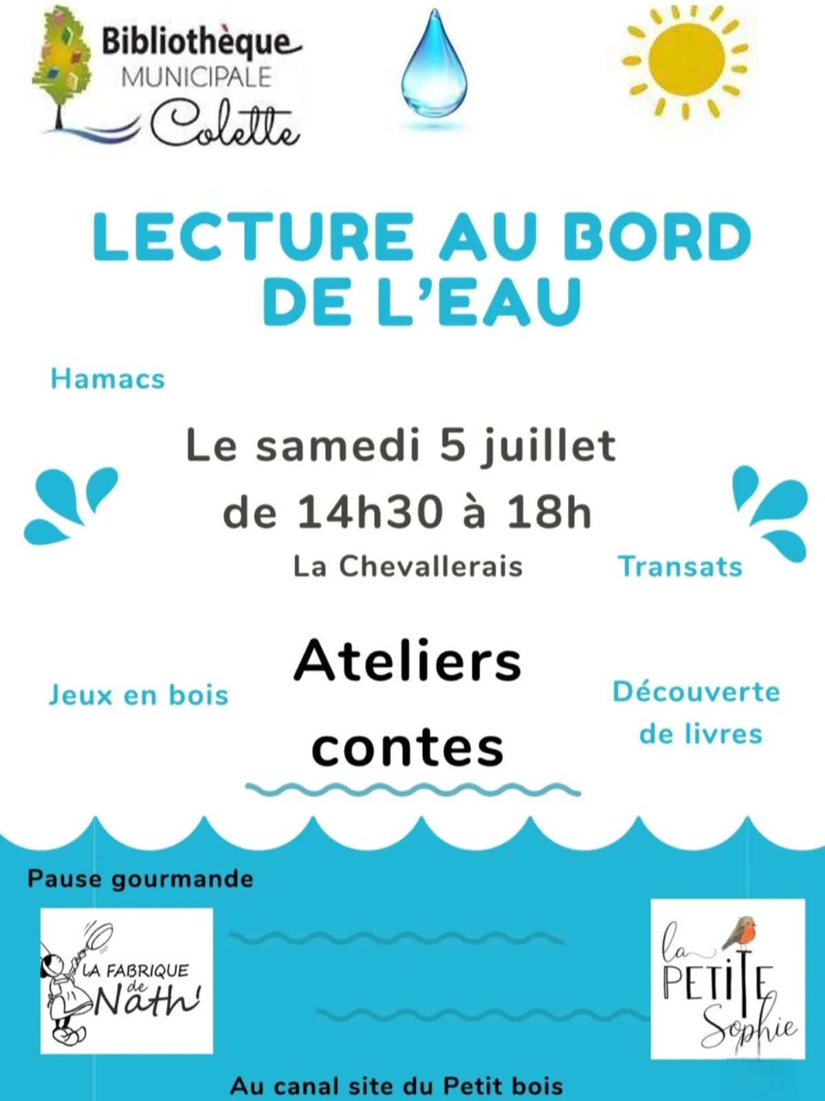Lecture au bord de l’eau