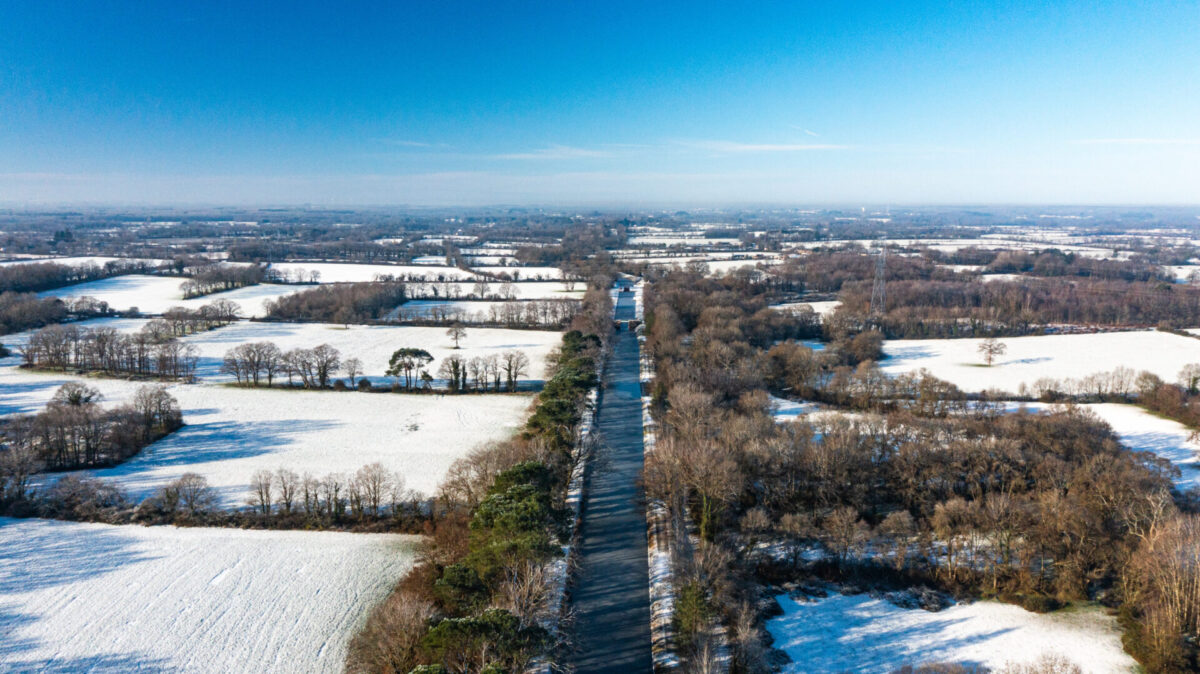 La neige à La Chevallerais en photos…